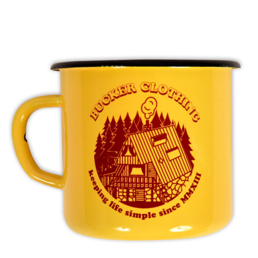 Hrnek CABIN honey/maroon